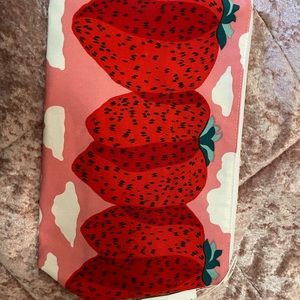 Marimekko Cosmetics Bag NWT Strawberry Print
